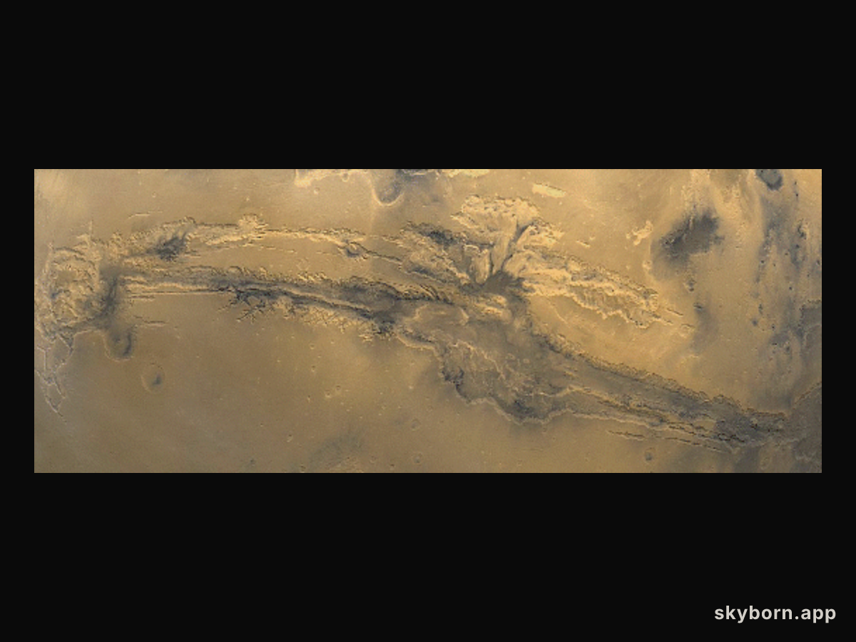 The Grand Canyon of Mars