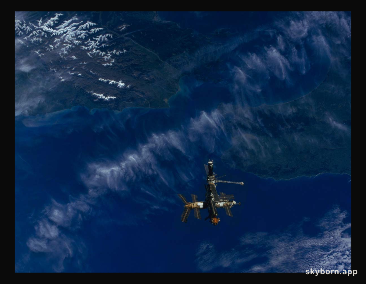 Mir Over New Zealand Credit: