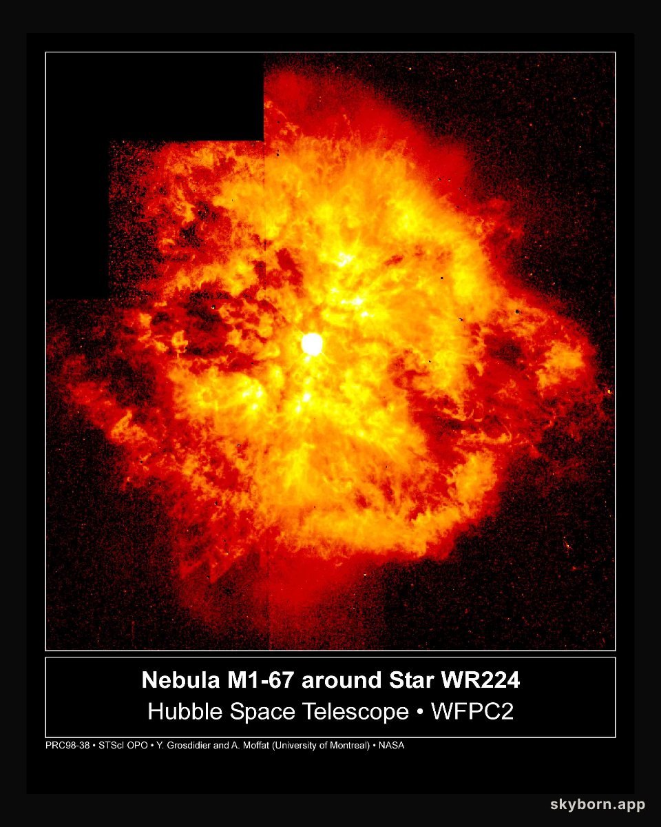 WR124: Stellar Fireball