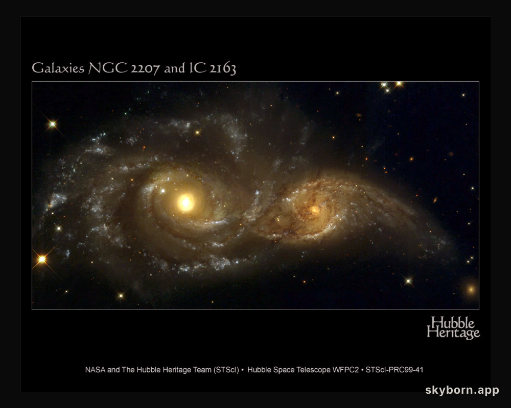 Spiral Galaxies in Collision