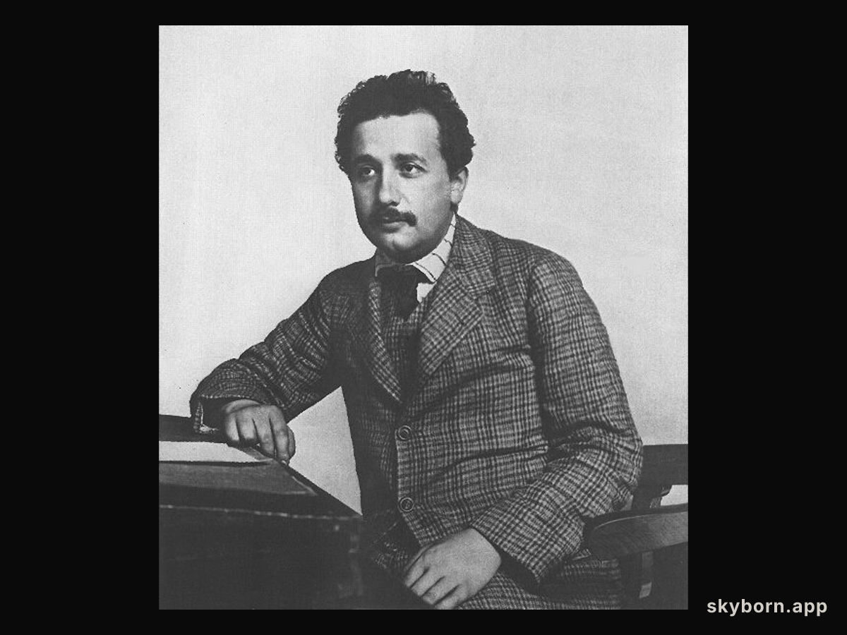 Albert Einstein Describes Space and Time