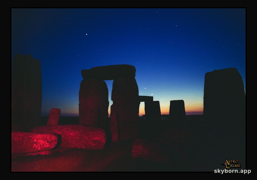Planets Over Stonehenge