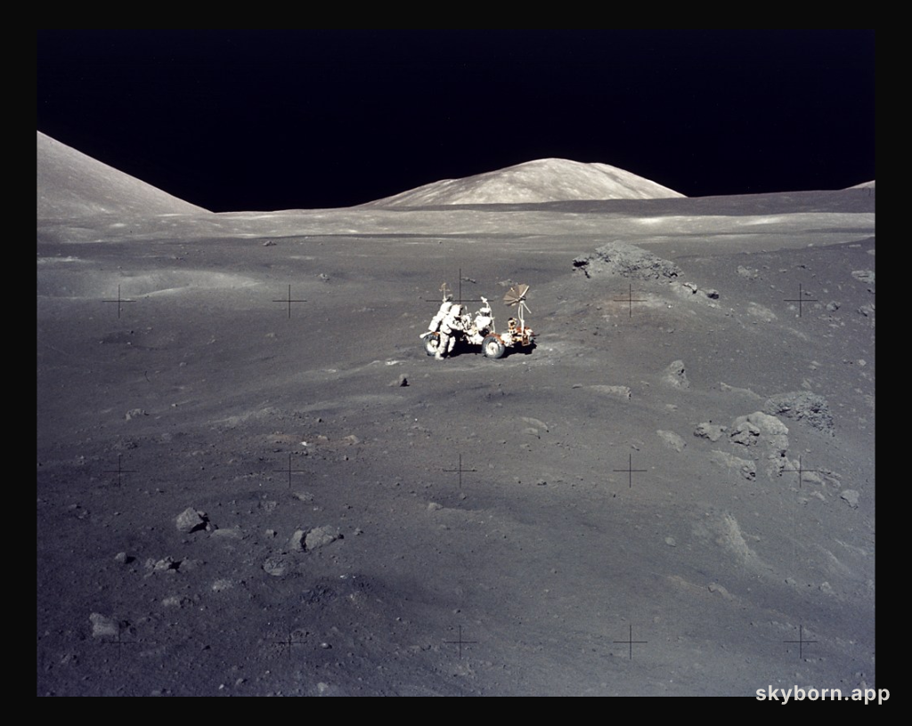 Apollo 17 Lunarscape: A Magnificent Desolation