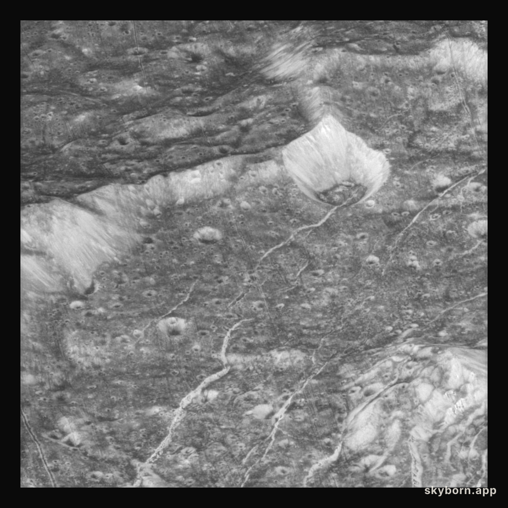 4,500 Kilometers Above Dione