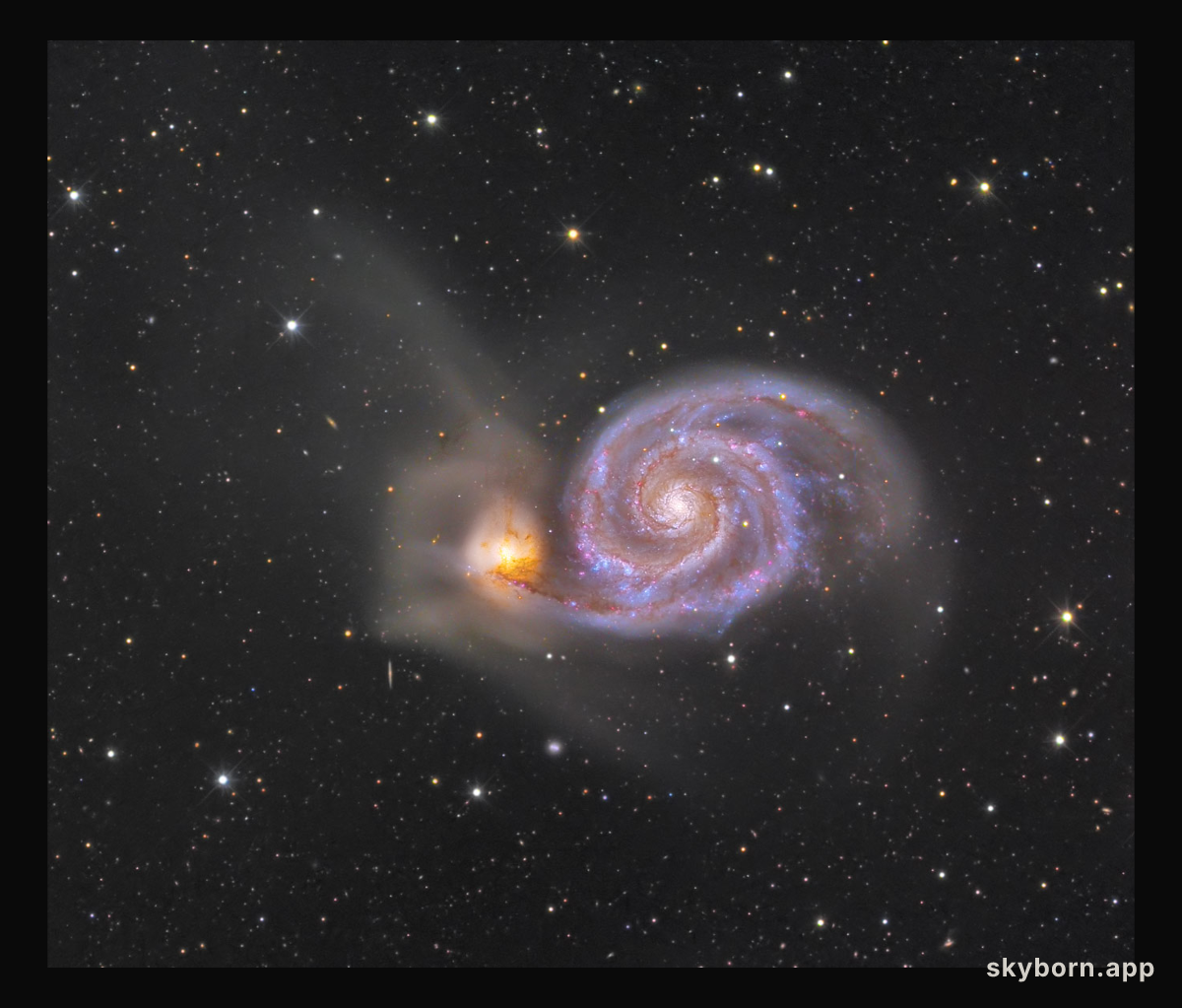 Whirlpool Galaxy Deep Field