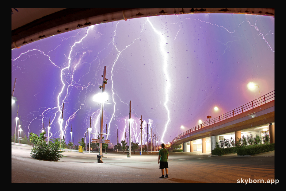 Lightning Over Athens