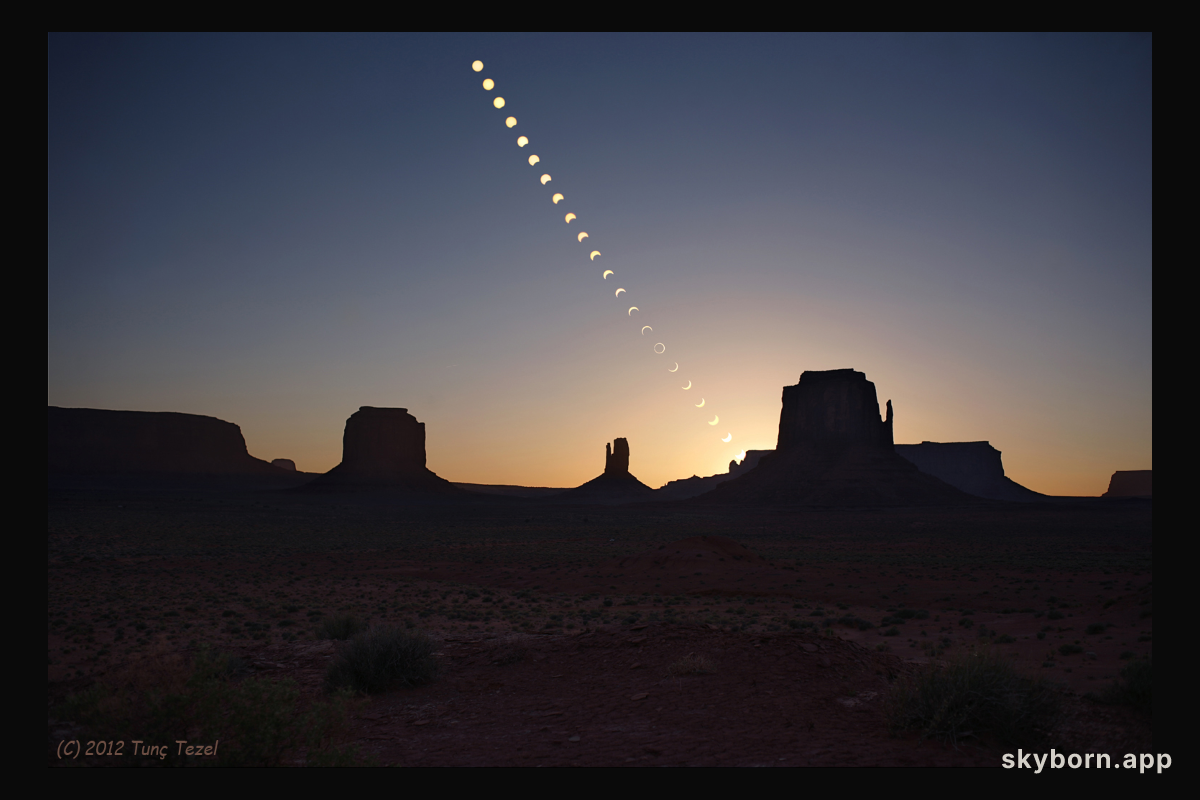 Ring of Fire over Monument Valley