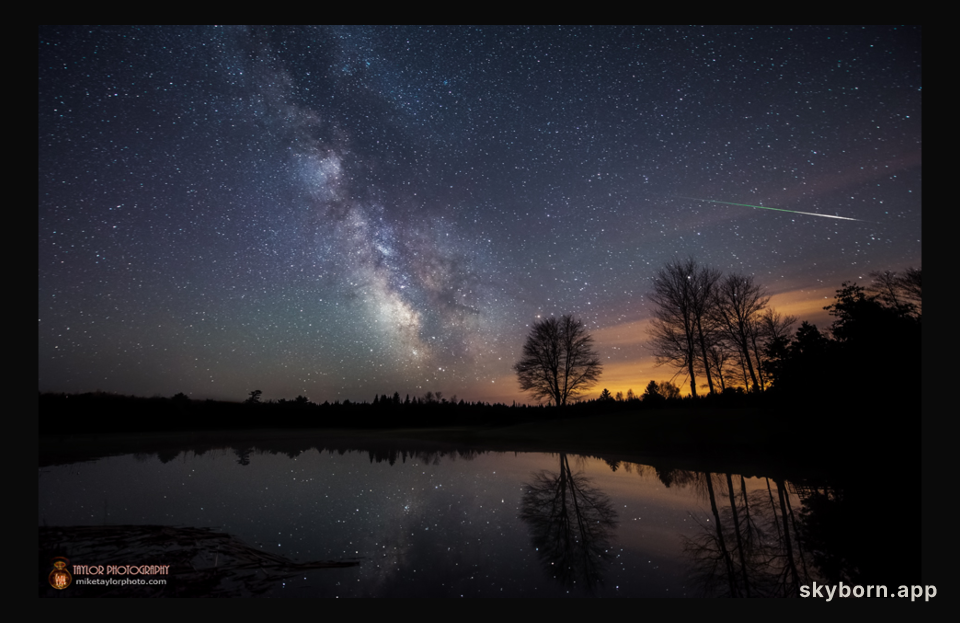 Halley Dust and Milky Way