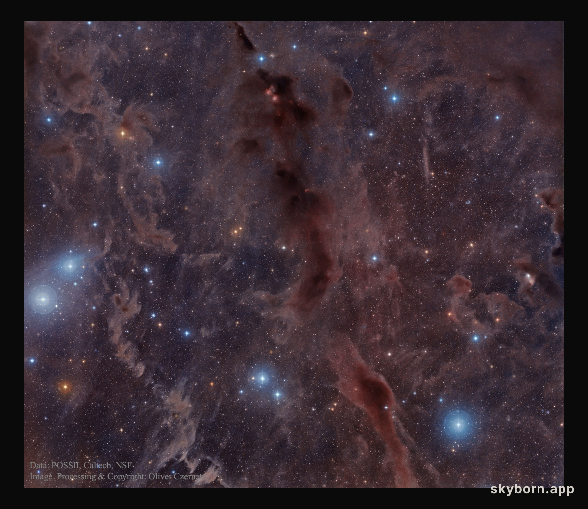 Dark Nebulas across Taurus