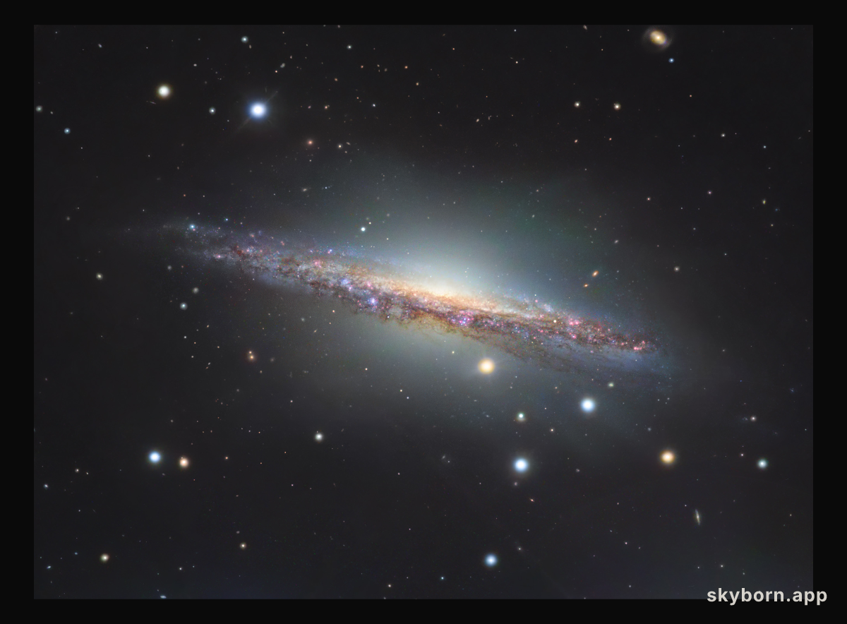 NGC 1055 Close-up