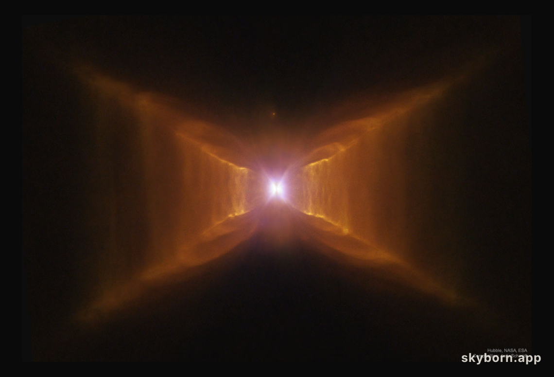 The Red Rectangle Nebula from Hubble