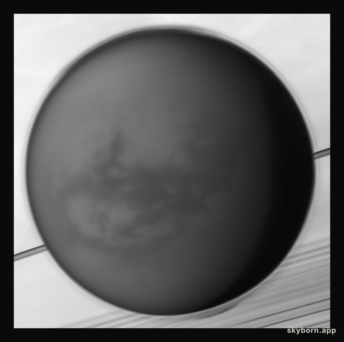 Titan: Moon over Saturn