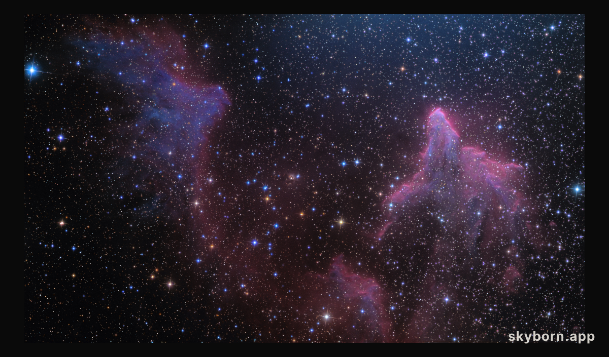 IC 59 and IC 63 in Cassiopeia
