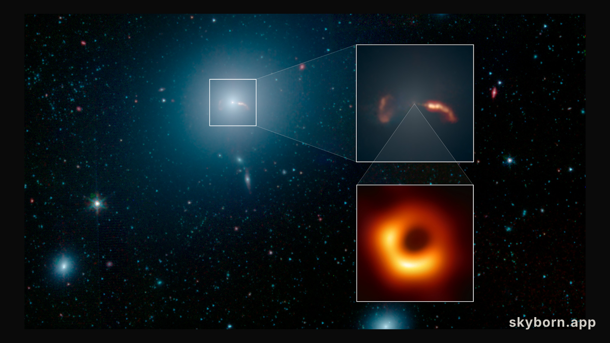 The Galaxy, the Jet, and a Famous Black Hole