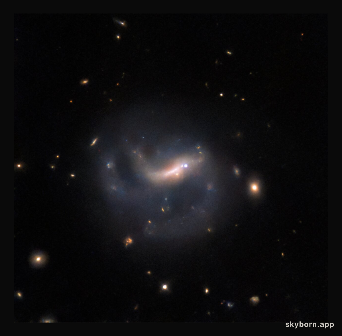 A supernova spotlight