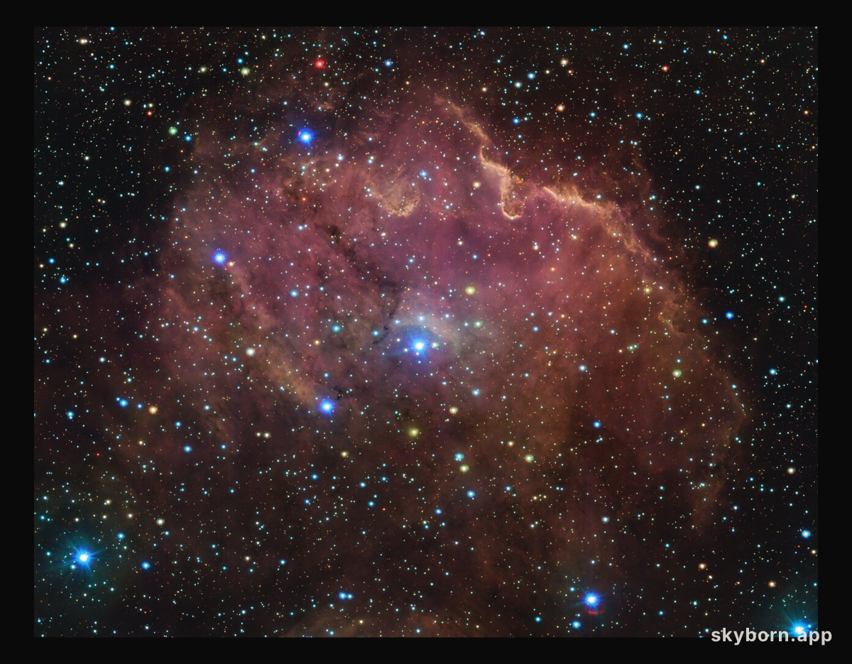 Fireworks of newborn stars