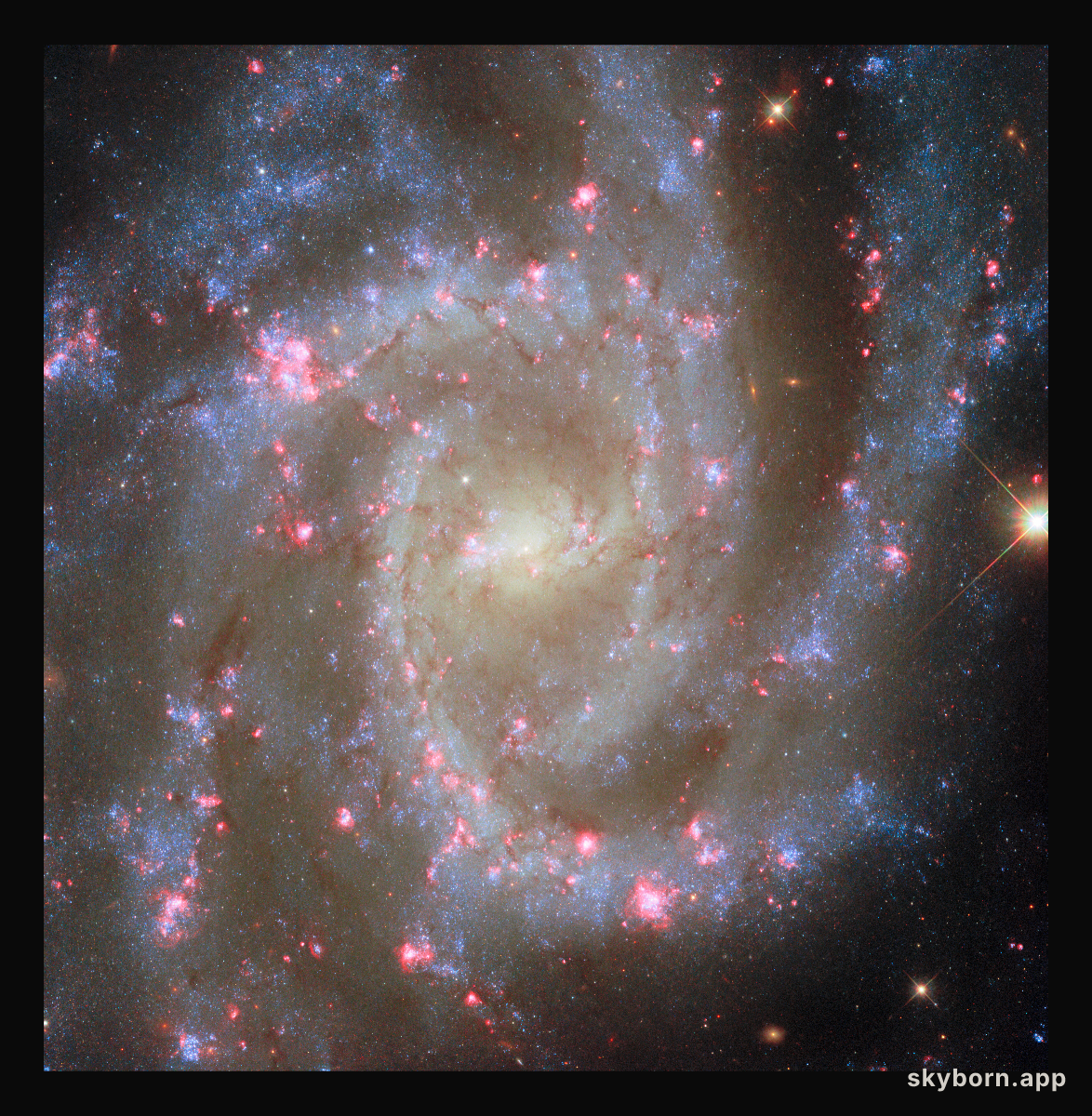Noteworthy nearby spiral