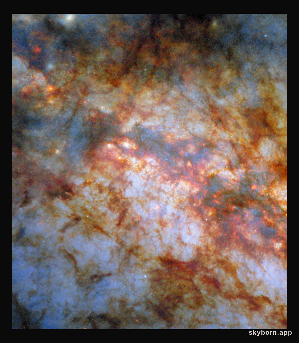 The smouldering heart of a celestial cigar
