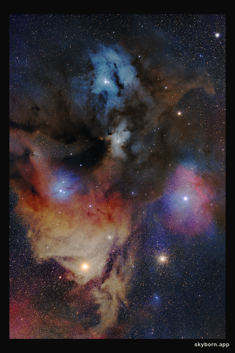 The Cotton Candy Clouds of Rho Ophiuchi