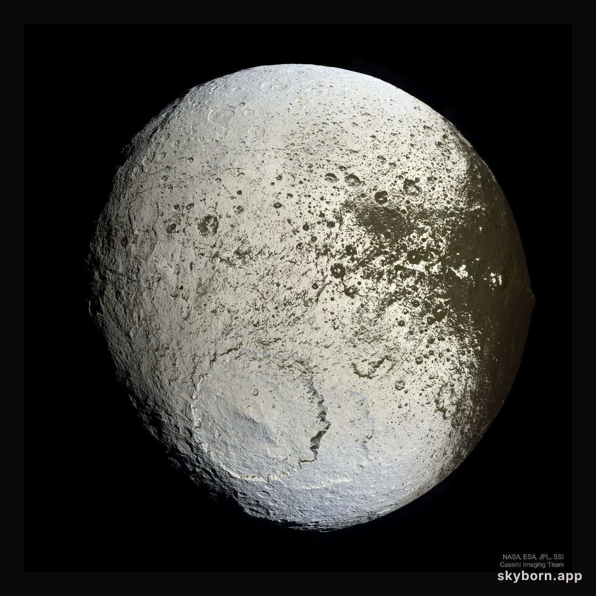 Saturn's Iapetus: Painted Moon